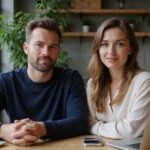 Sexdating Amsterdam: Vind Nu Spannende Afspraakjes in de Hoofdstad Een man en vrouw zitten ontspannen samen in een café